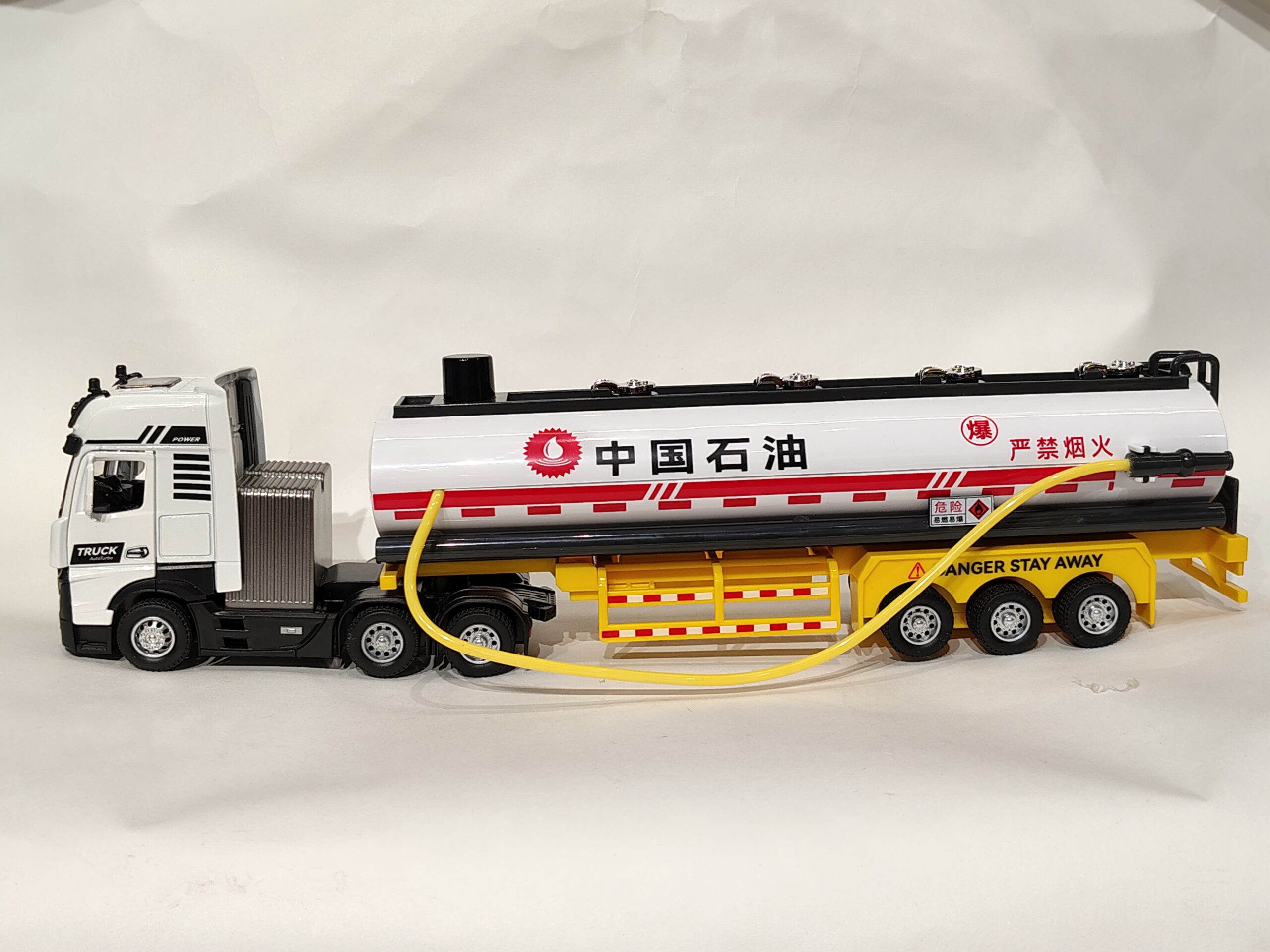 metal petrol tanker