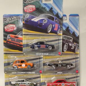 Hot Wheels Silver Series VINTAGE CLUB 5pc Set