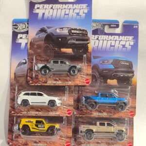 Hot Wheels Silver Series PERFORMANCE TRUCKS 5pc Set