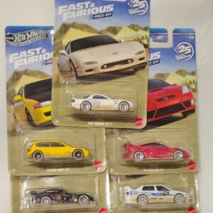 Hot Wheels Silver Series FF Race Off 5pc Set
