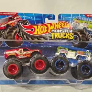 Hot Wheels Fire Rescue Monster Truck Duo