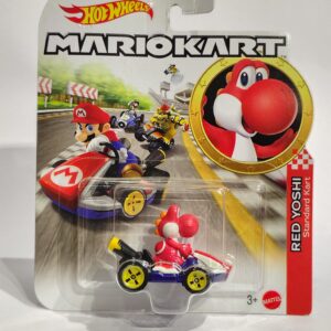 HOT WHEELS MARIO KART RED YOSHI