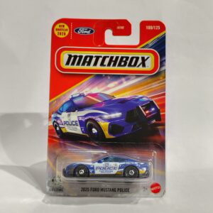 MATCHBOX 2025 FORD MUSTANG POLICE 1:64