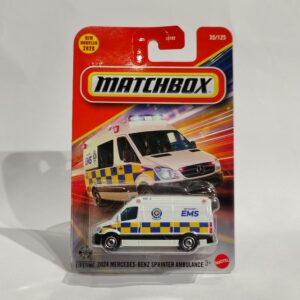 MATCHBOX 2024 MERCEDES BENZ SPRINTER AMBULANCE 1:64